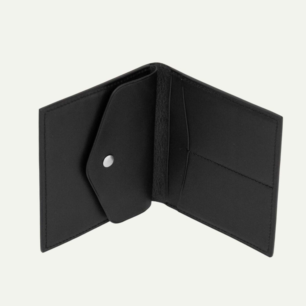 Square Slim Wallet, black - obrazek 2