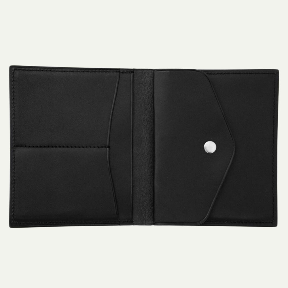 Square Slim Wallet, black - obrazek 3