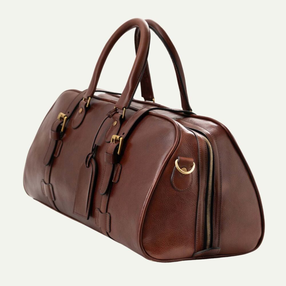 Weekender Bag, koniak - obrazek 3