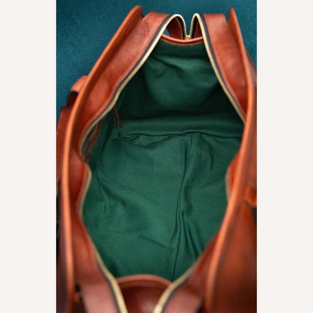 Duffle Bag, podróżna, koniak - obrazek 10