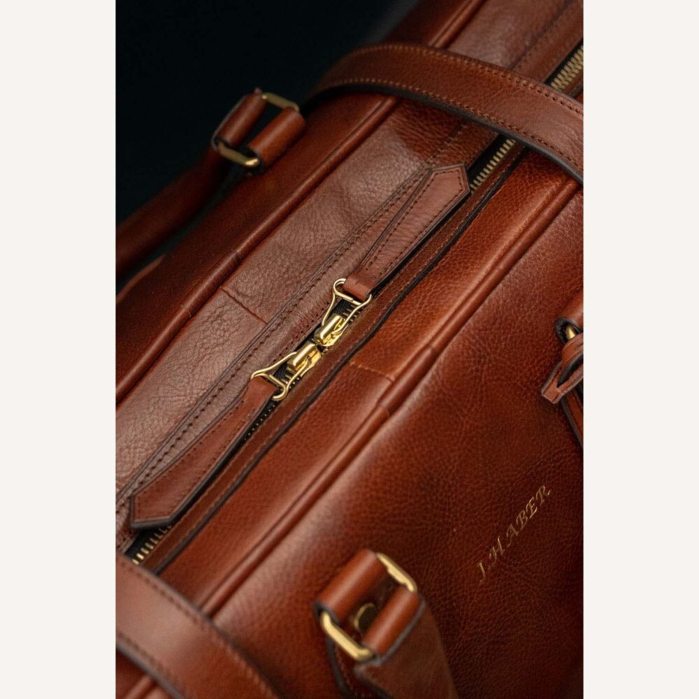 Weekender Bag, koniak - obrazek 14