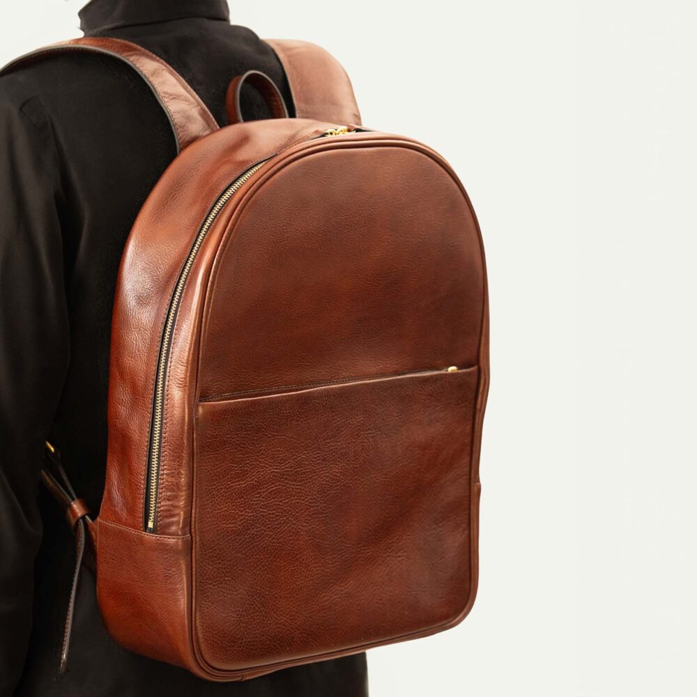 Daily backpack, cognac - obrazek 2