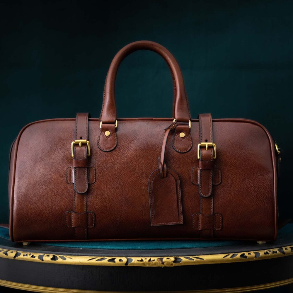 Weekender Bag, koniak - obrazek 2