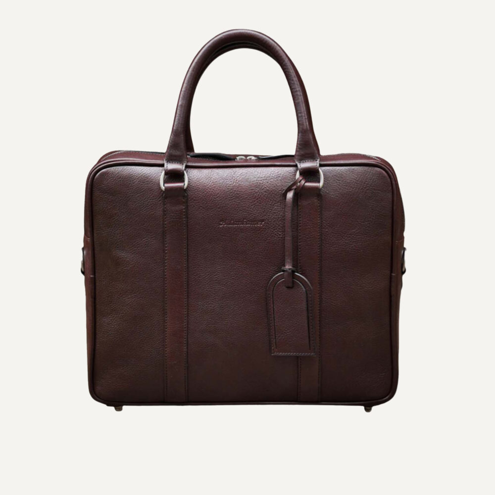 Laptop & document bag, dark brown