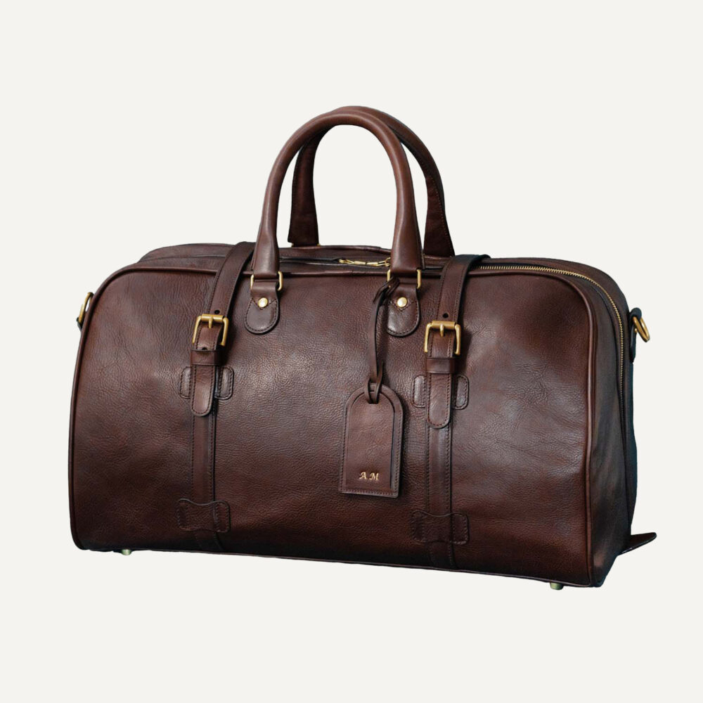 Weekender Bag, ciemny brąz