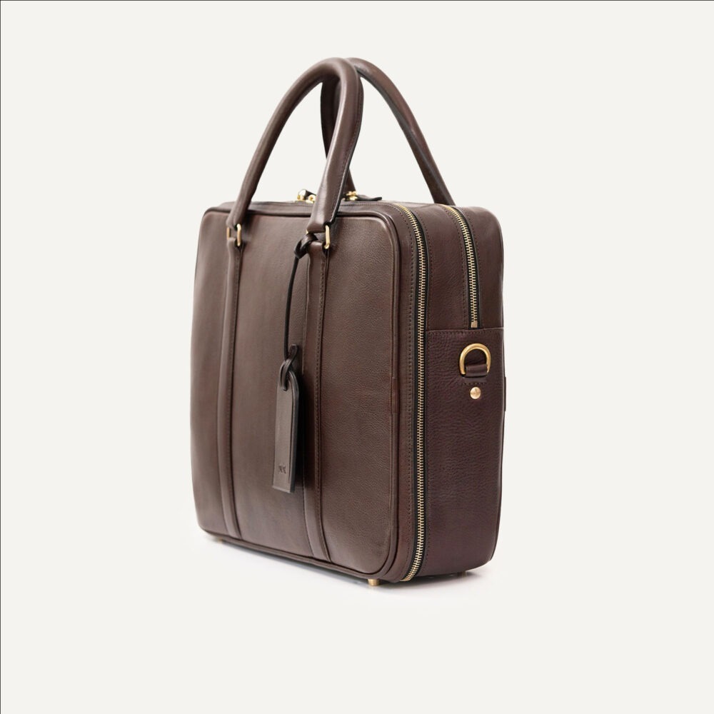 Laptop & document bag, dark brown (Kopia) - obrazek 2