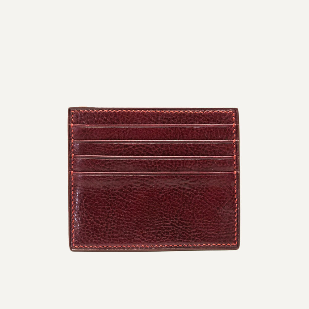 Etui na 8 kart, bordo - obrazek 2
