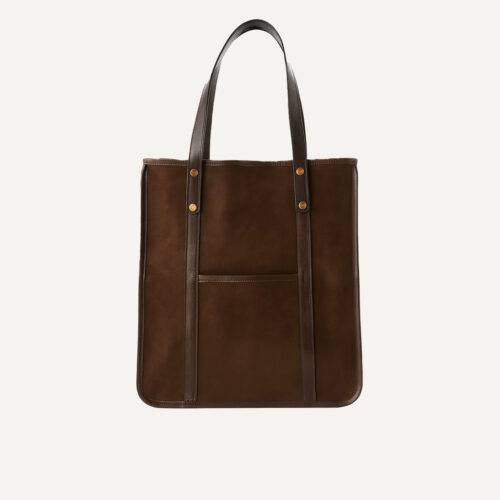 Tote Bag zamsz, ciemny brąz